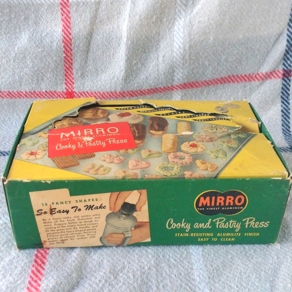 Vintage Other - Vintage Mirro Aluminum Cookie & Pastry Press, Retro VTG Kitchen Tools, Baking